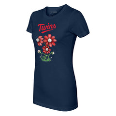 Minnesota Twins Tiny Turnip Women's Blooming Baseballs T-Shirt Outlet