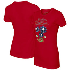 St. Louis Cardinals Tiny Turnip Women's Blooming Baseballs T-Shirt Discount