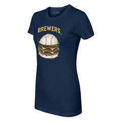 Milwaukee Brewers Tiny Turnip Women's Burger T-Shirt Near Me