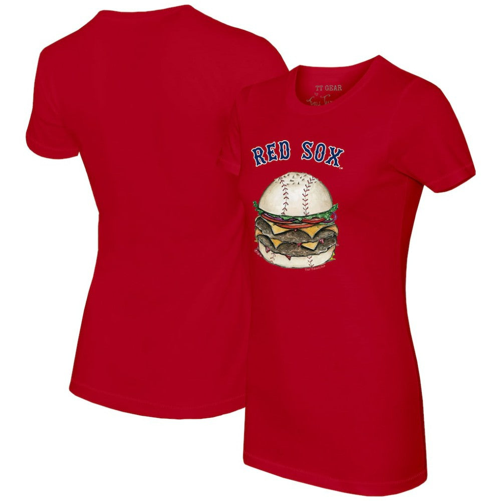 Boston Red Sox Tiny Turnip Women's Burger T-Shirt Outlet
