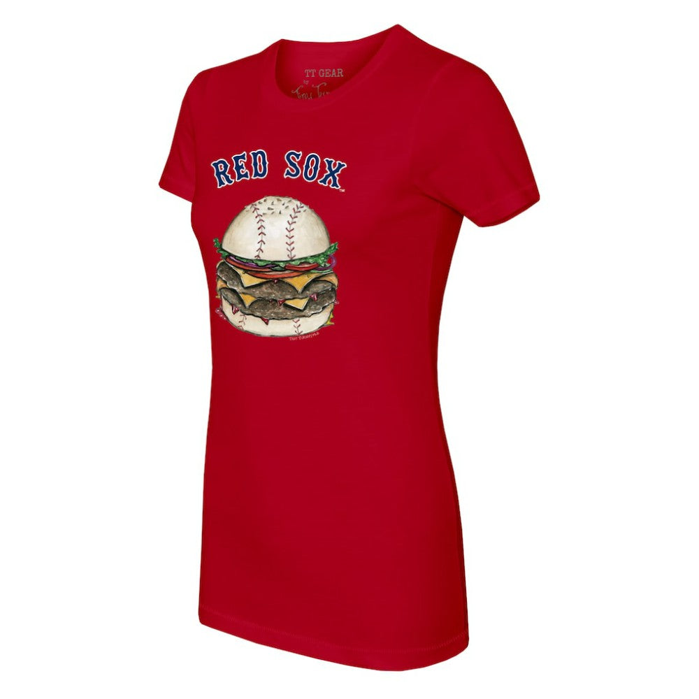 Boston Red Sox Tiny Turnip Women's Burger T-Shirt Outlet