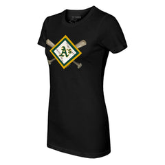 Athletics Tiny Turnip Women's Diamond Cross Bats T-Shirt Discount