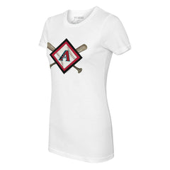 Arizona Diamondbacks Tiny Turnip Women's Diamond Cross Bats T-Shirt Near Me