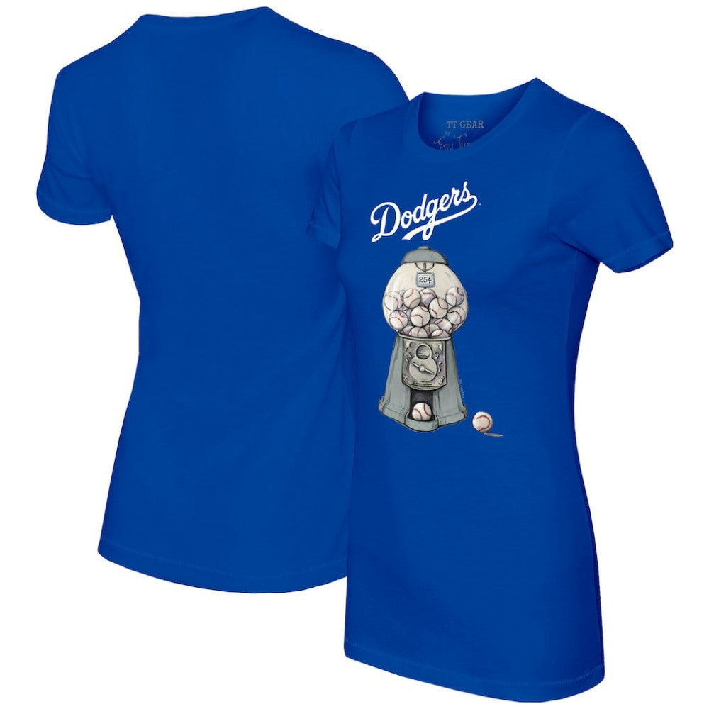 Los Angeles Dodgers Tiny Turnip Women's Gumball Machine T-Shirt Outlet