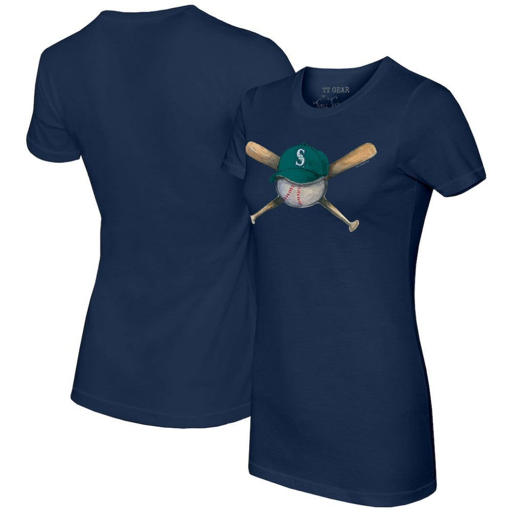 Seattle Mariners Tiny Turnip Women's Hat Crossbats T-Shirt for sale
