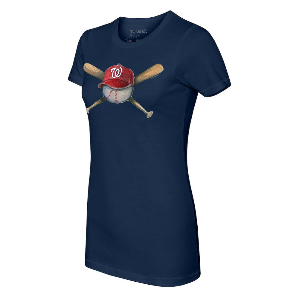 Washington Nationals Tiny Turnip Women's Hat Crossbats T-Shirt Discount
