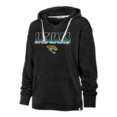 Jacksonville Jaguars '47 Women's Color Rise Kennedy Pullover Hoodie - Black - 47 brand