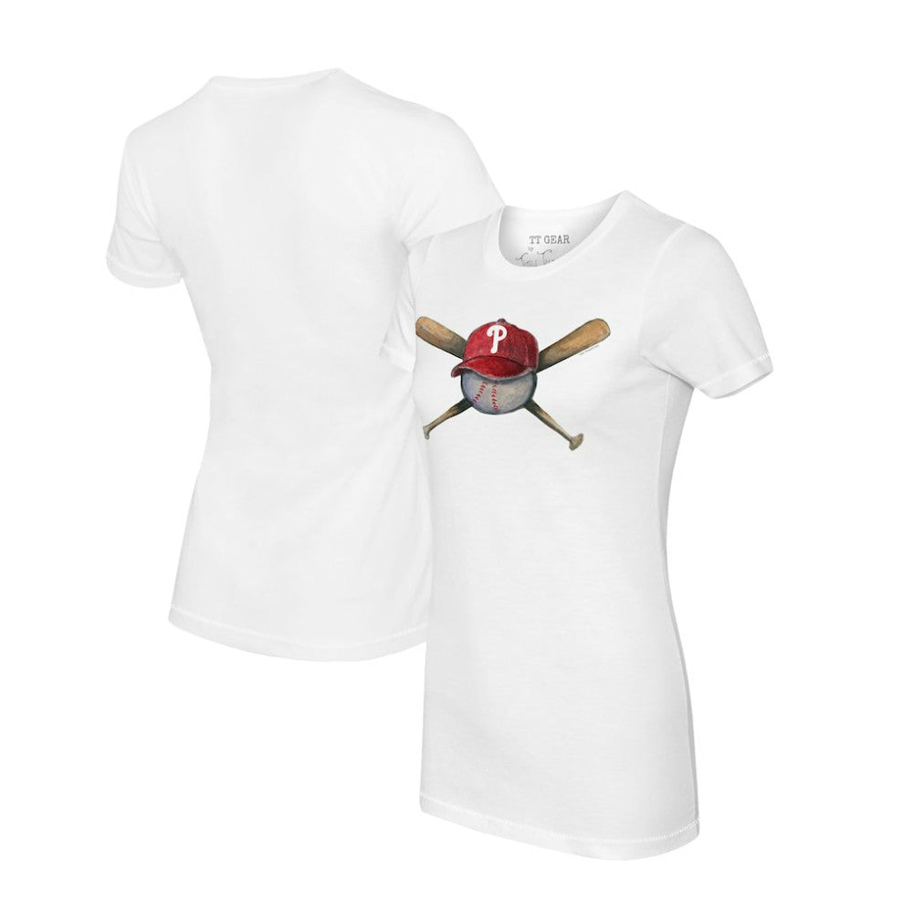 Philadelphia Phillies Tiny Turnip Women's Hat Crossbats T-Shirt Discount