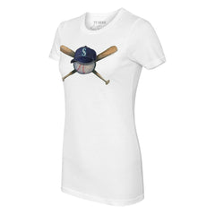 Seattle Mariners Tiny Turnip Women's Hat Crossbats T-Shirt Outlet