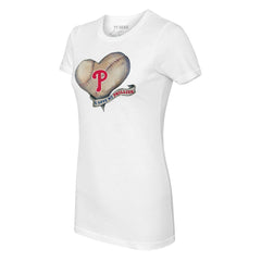Philadelphia Phillies Tiny Turnip Women's Heart Banner T-Shirt Near Me