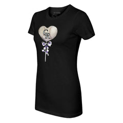 Colorado Rockies Tiny Turnip Women's Heart Lolly T-Shirt Sale