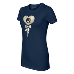 Milwaukee Brewers Tiny Turnip Women's Heart Lolly T-Shirt Online