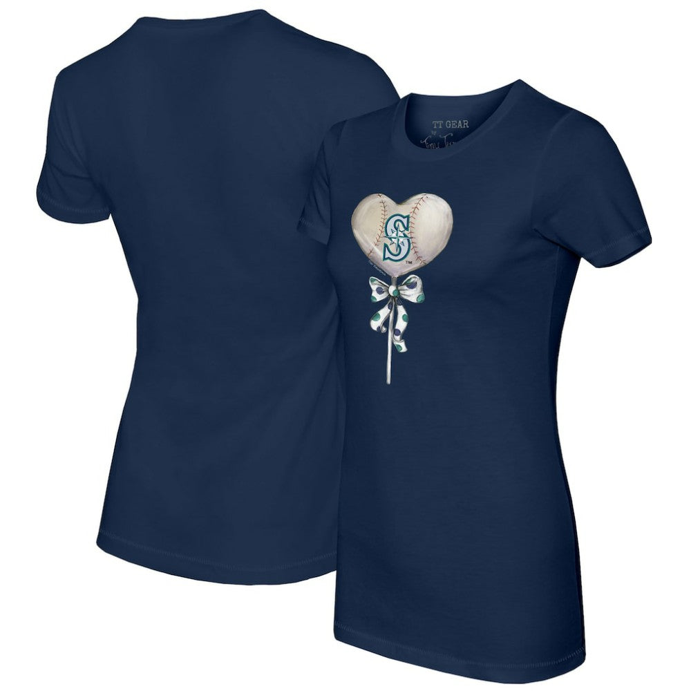 Seattle Mariners Tiny Turnip Women's Heart Lolly T-Shirt Online