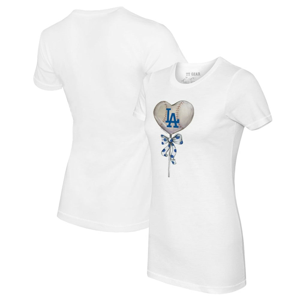 Los Angeles Dodgers Tiny Turnip Women's Heart Lolly T-Shirt Online