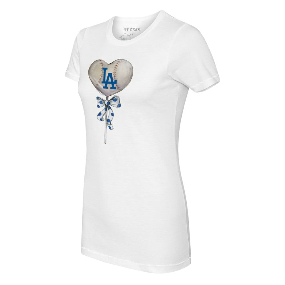 Los Angeles Dodgers Tiny Turnip Women's Heart Lolly T-Shirt Online