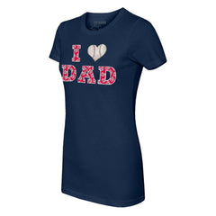 Washington Nationals Tiny Turnip Women's I Love Dad T-Shirt for sale