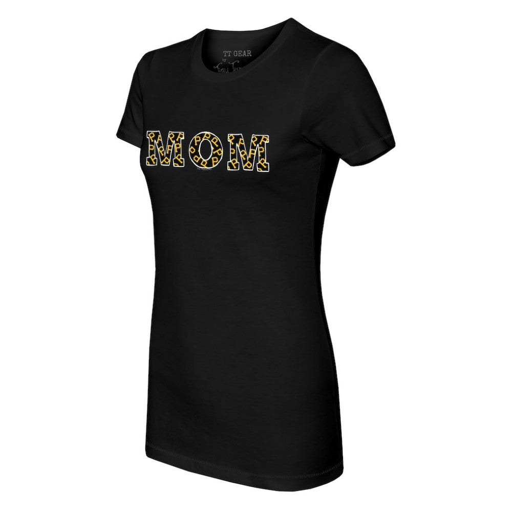Pittsburgh Pirates Tiny Turnip Women's Logo Mom T-Shirt for sale