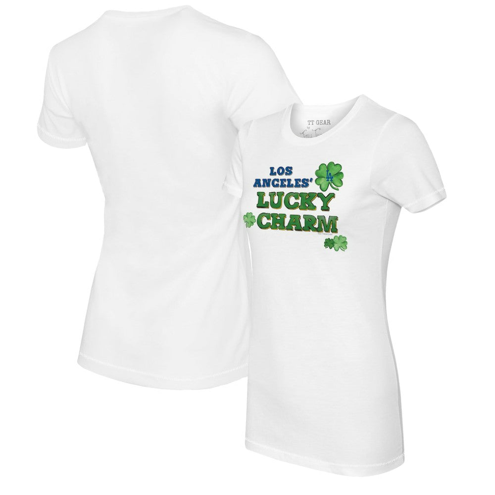 Los Angeles Dodgers Tiny Turnip Women's Lucky Charm T-Shirt Near Me