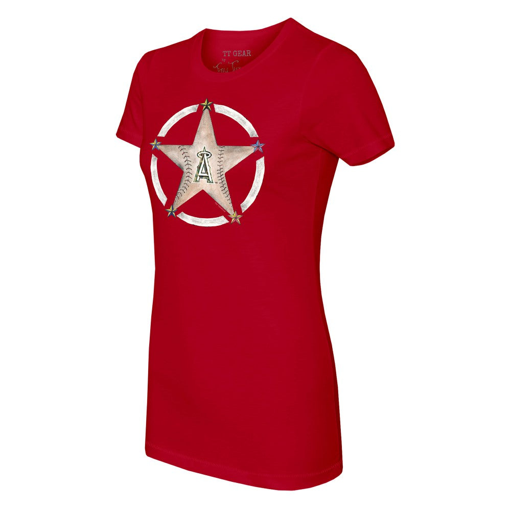 Los Angeles Angels Tiny Turnip Women's Military Star T-Shirt Discount