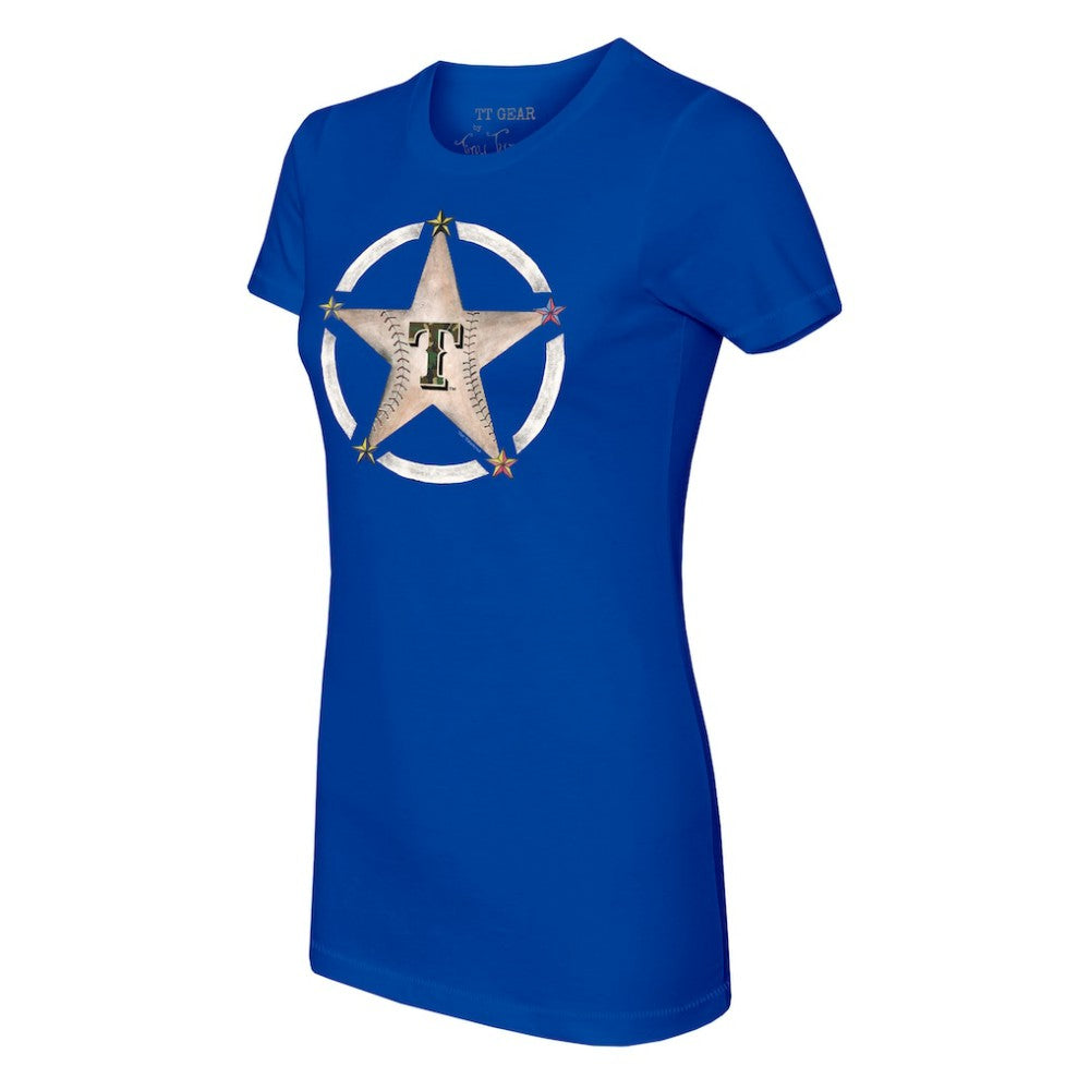 Texas Rangers Tiny Turnip Women's Military Star T-Shirt Online