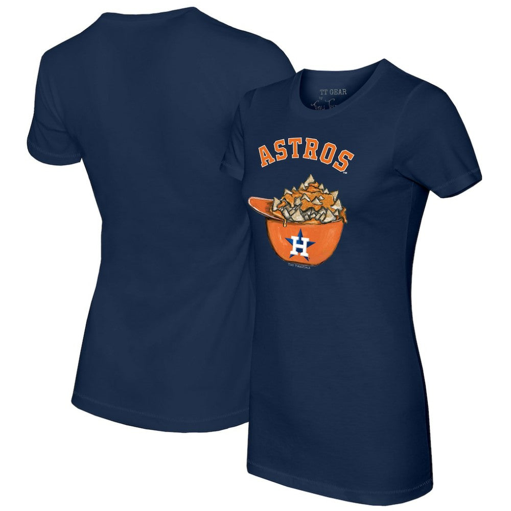 Houston Astros Tiny Turnip Women's Nacho Helmet T-Shirt Outlet
