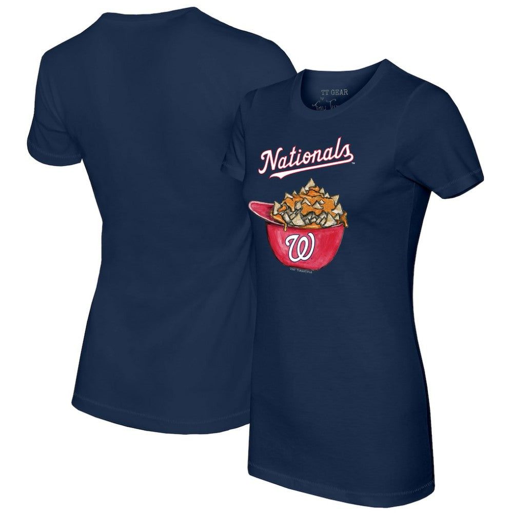 Washington Nationals Tiny Turnip Women's Nacho Helmet T-Shirt for sale