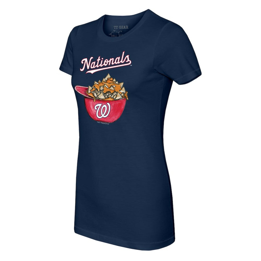 Washington Nationals Tiny Turnip Women's Nacho Helmet T-Shirt for sale