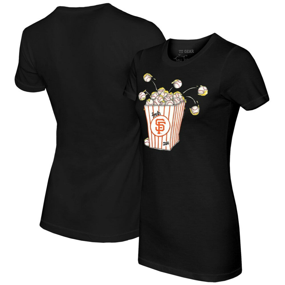 San Francisco Giants Tiny Turnip Women's Popcorn T-Shirt Discount