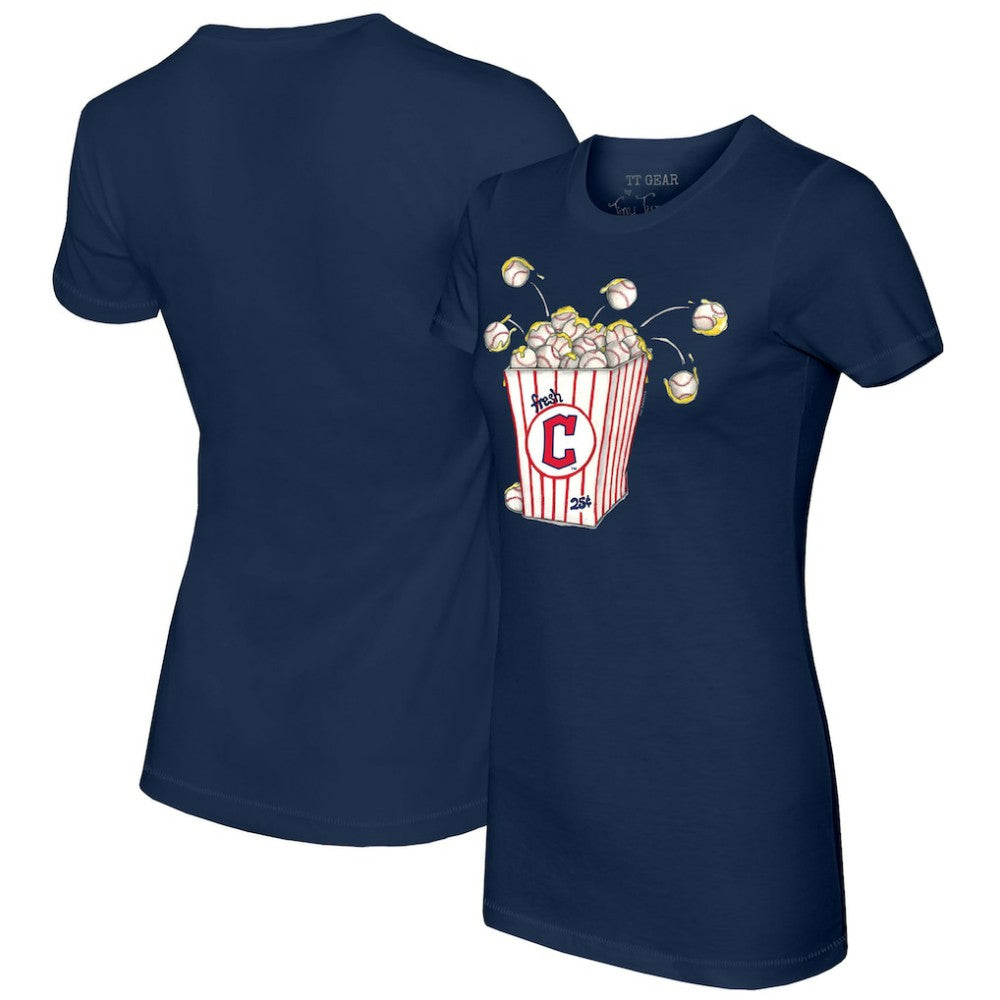 Cleveland Guardians Tiny Turnip Women's Popcorn T-Shirt for sale