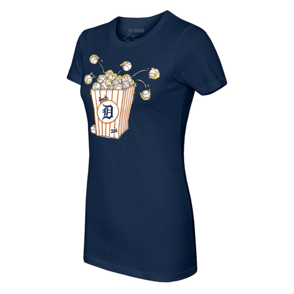 Detroit Tigers Tiny Turnip Women's Popcorn T-Shirt for sale