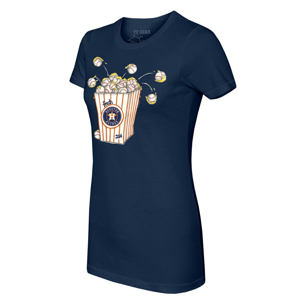 Houston Astros Tiny Turnip Women's Popcorn T-Shirt Sale