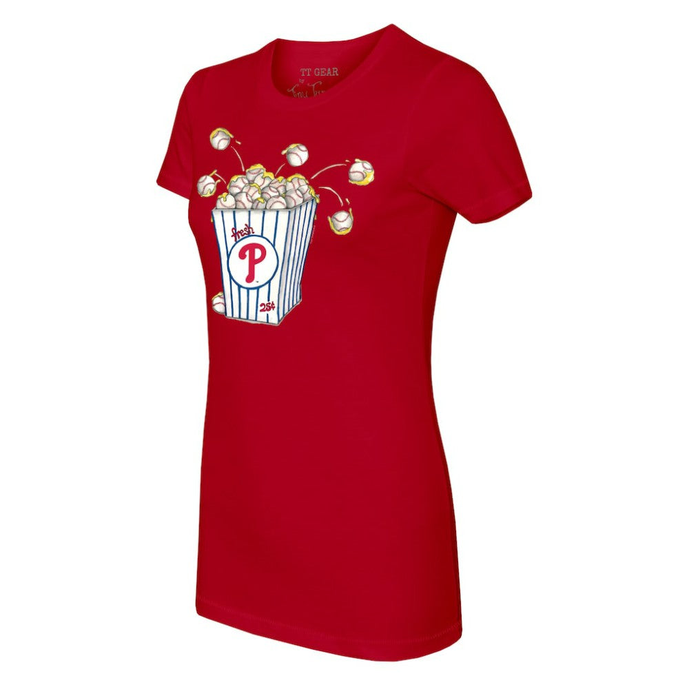 Philadelphia Phillies Tiny Turnip Women's Popcorn T-Shirt Discount