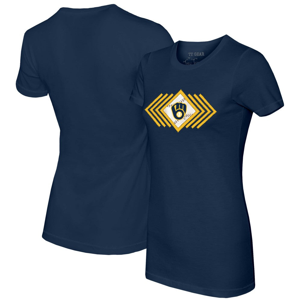 Milwaukee Brewers Tiny Turnip Women's Prism Arrows T-Shirt Online
