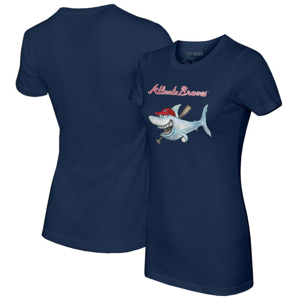 Atlanta Braves Tiny Turnip Women's Shark T-Shirt Online