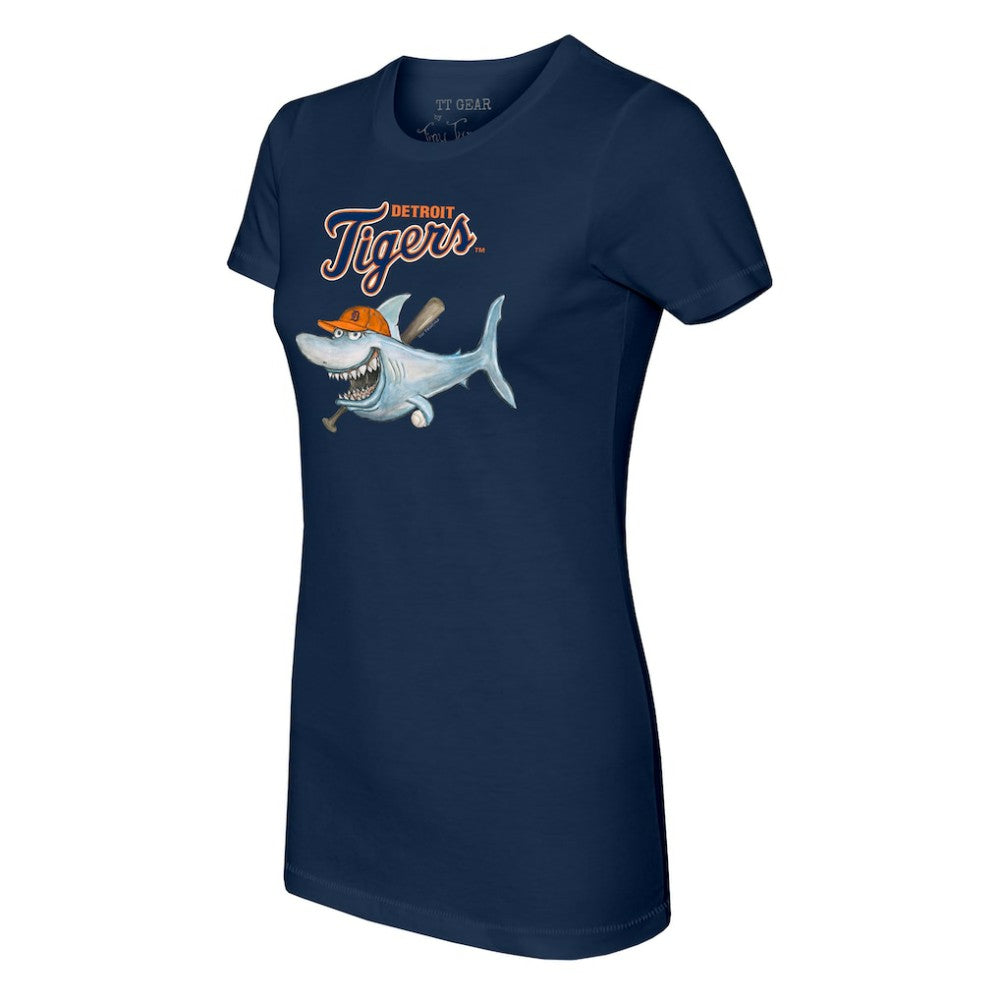Detroit Tigers Tiny Turnip Women's Shark T-Shirt Outlet