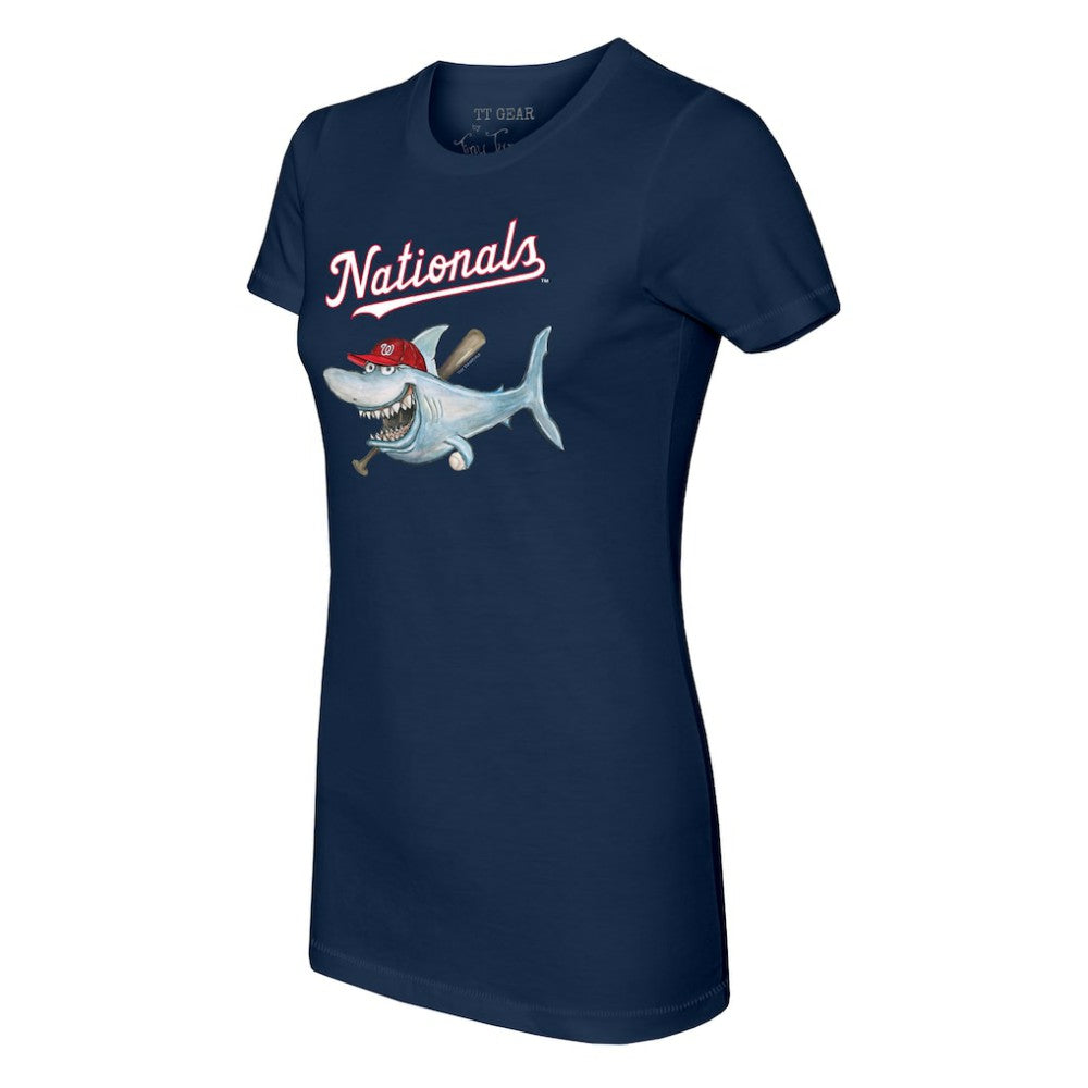 Washington Nationals Tiny Turnip Women's Shark T-Shirt for sale