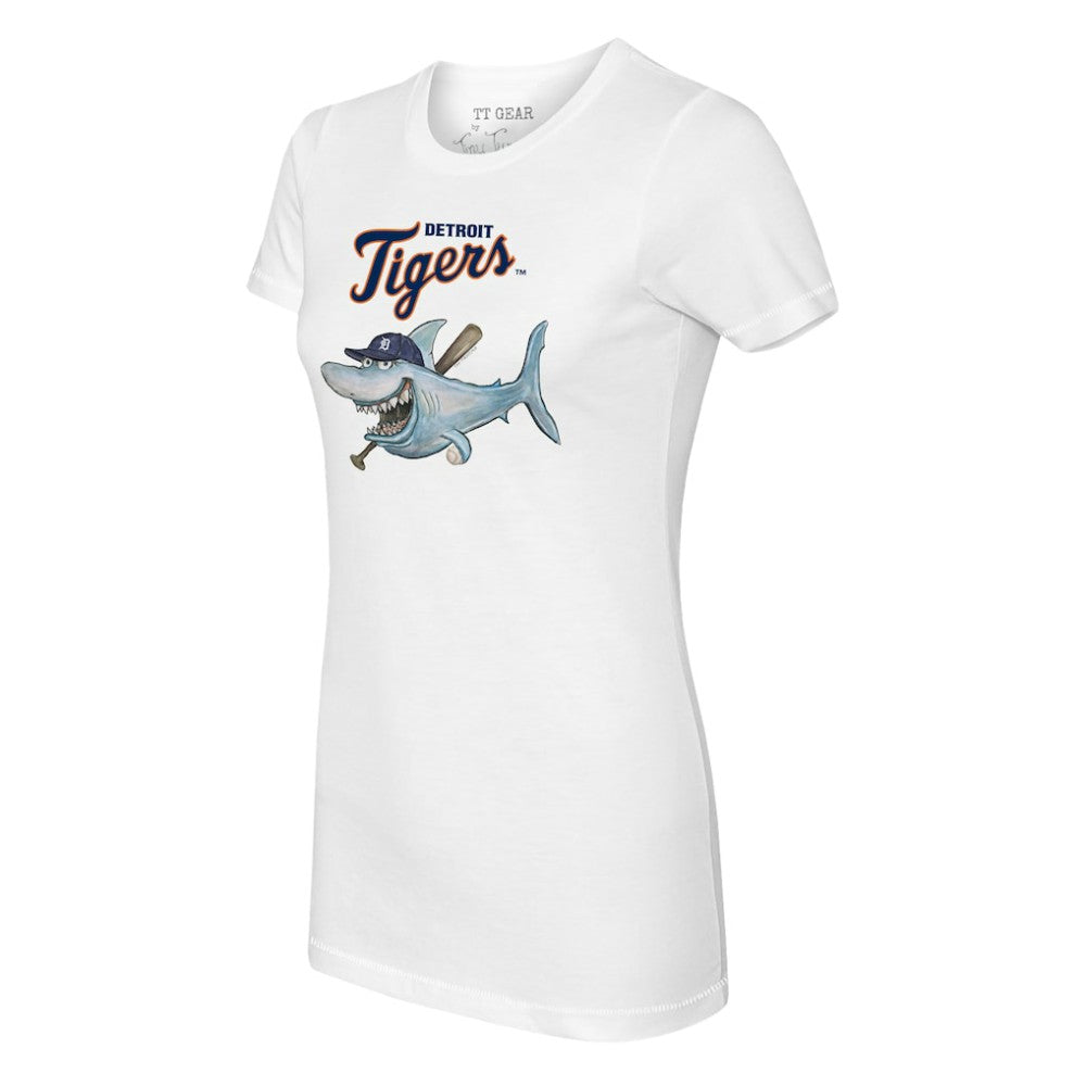 Detroit Tigers Tiny Turnip Women's Shark Logo T-Shirt Online