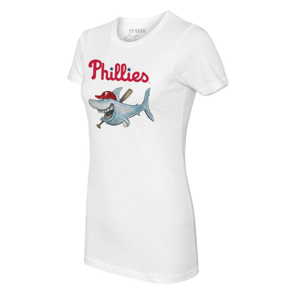 Philadelphia Phillies Tiny Turnip Women's Shark Logo T-Shirt for sale