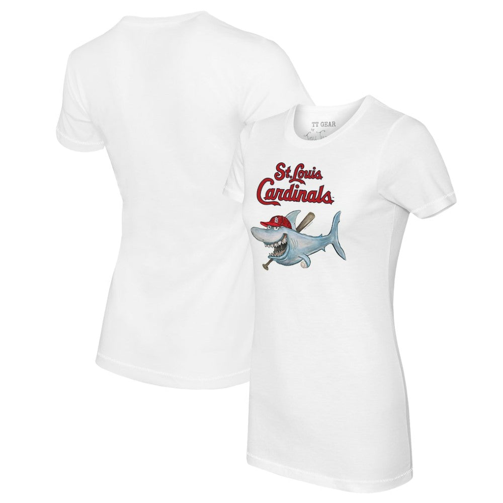 St. Louis Cardinals Tiny Turnip Women's Shark Logo T-Shirt Near Me