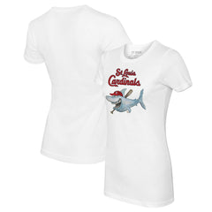 St. Louis Cardinals Tiny Turnip Women's Shark Logo T-Shirt Near Me