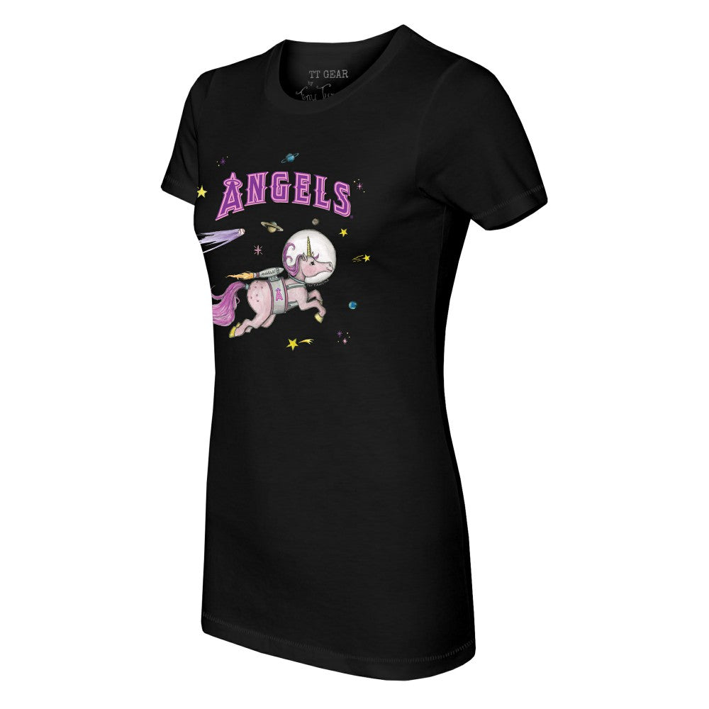 Los Angeles Angels Tiny Turnip Women's Space Unicorn T-Shirt Sale