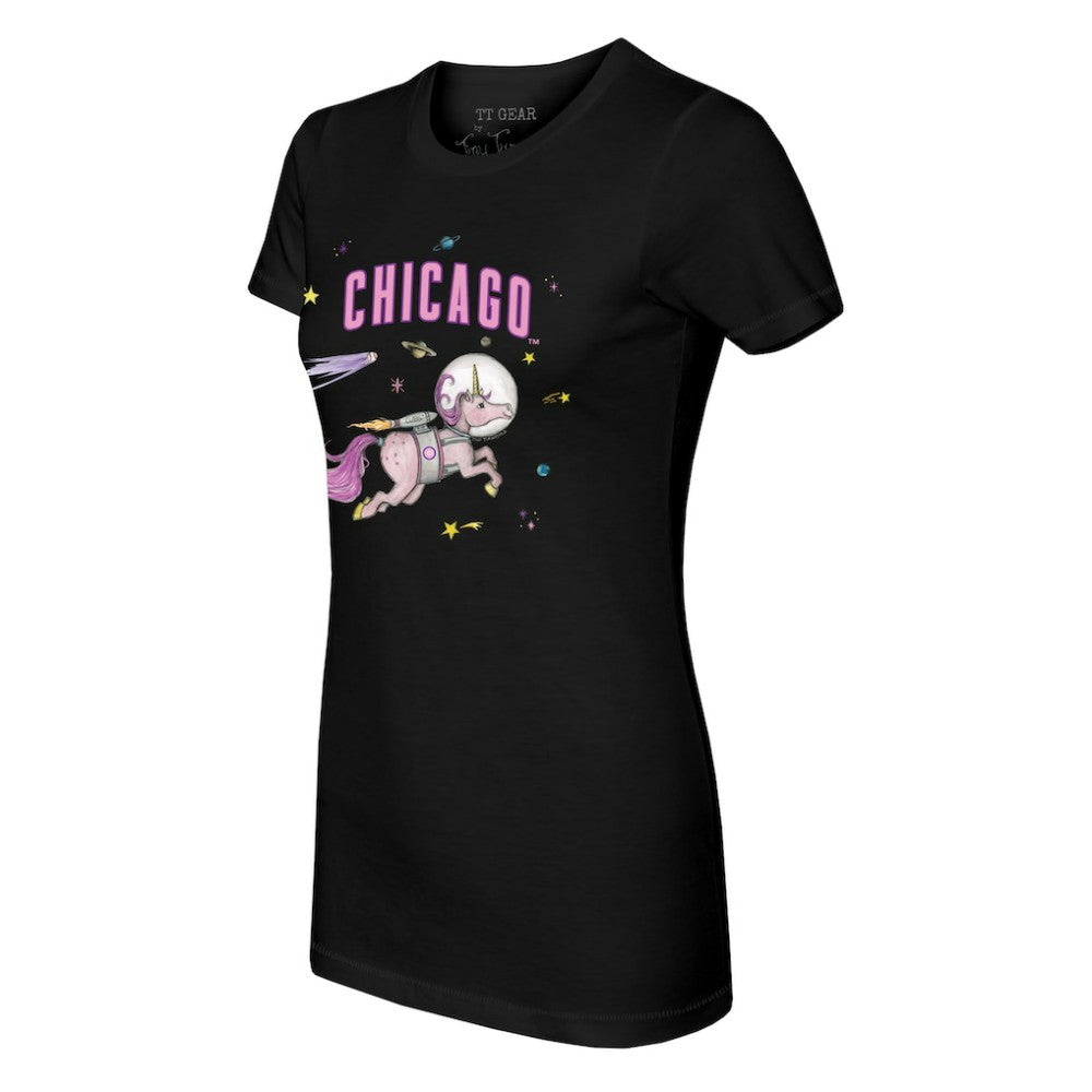 Chicago Cubs Tiny Turnip Women's Space Unicorn T-Shirt Online