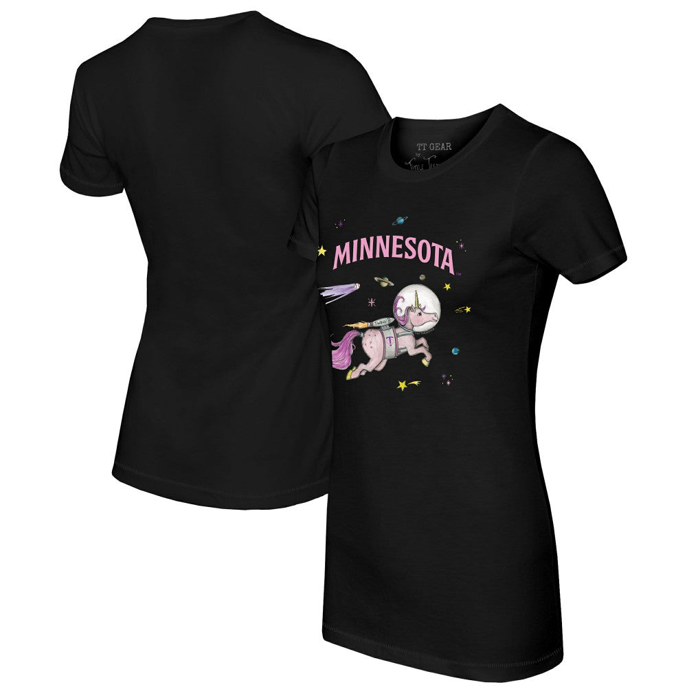 Minnesota Twins Tiny Turnip Women's Space Unicorn T-Shirt Online