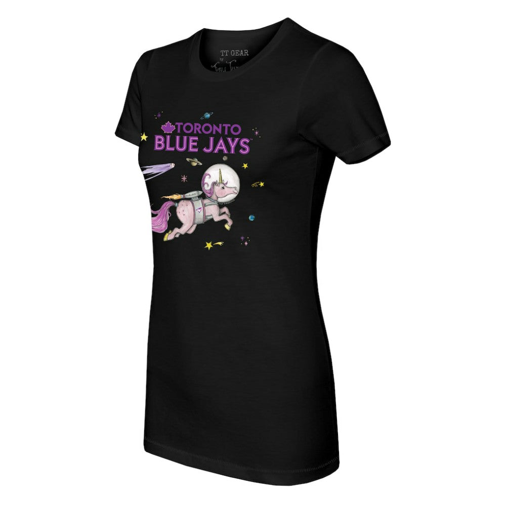 Toronto Blue Jays Tiny Turnip Women's Space Unicorn T-Shirt Outlet