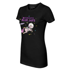 Toronto Blue Jays Tiny Turnip Women's Space Unicorn T-Shirt Outlet