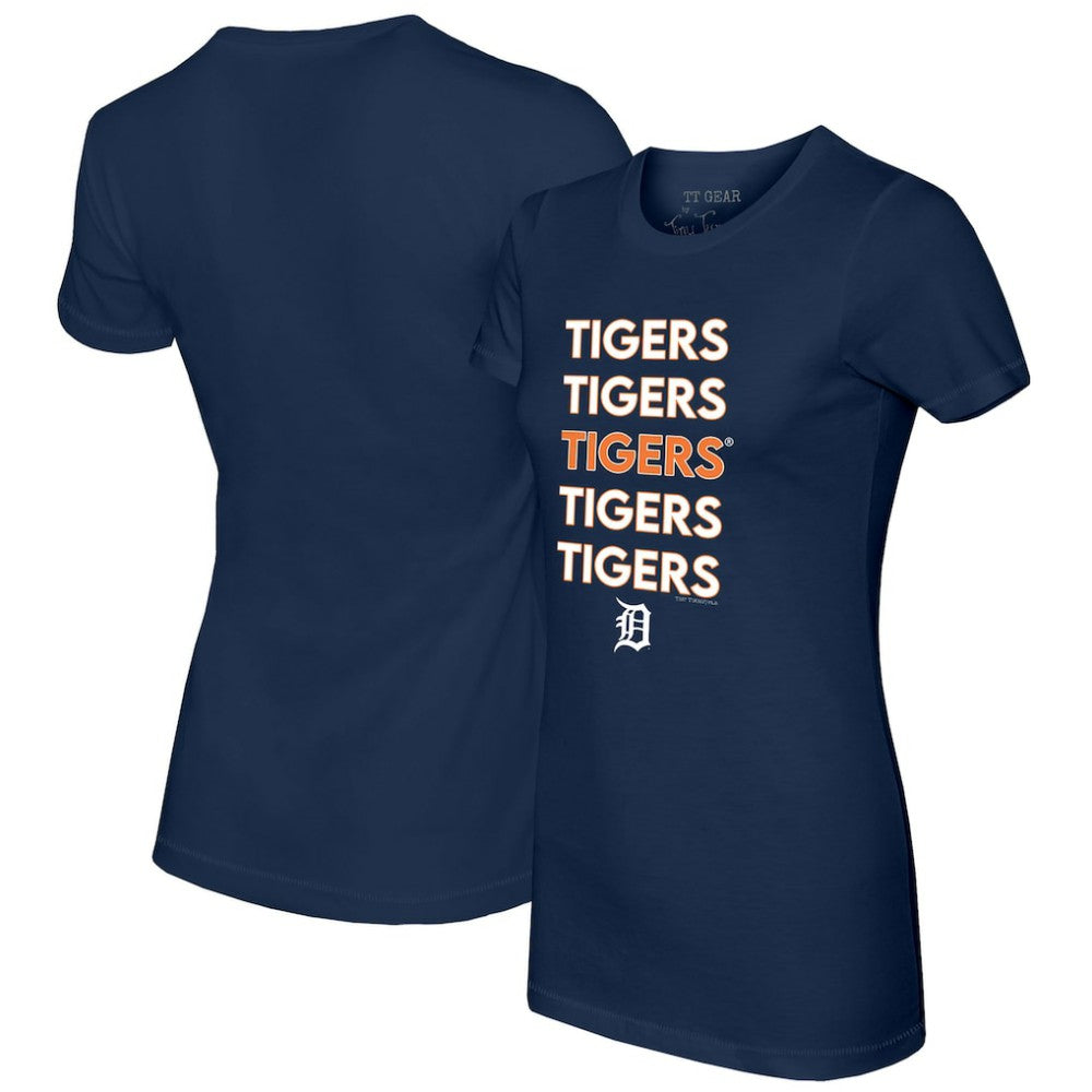 Detroit Tigers Tiny Turnip Women's Stacked T-Shirt Online