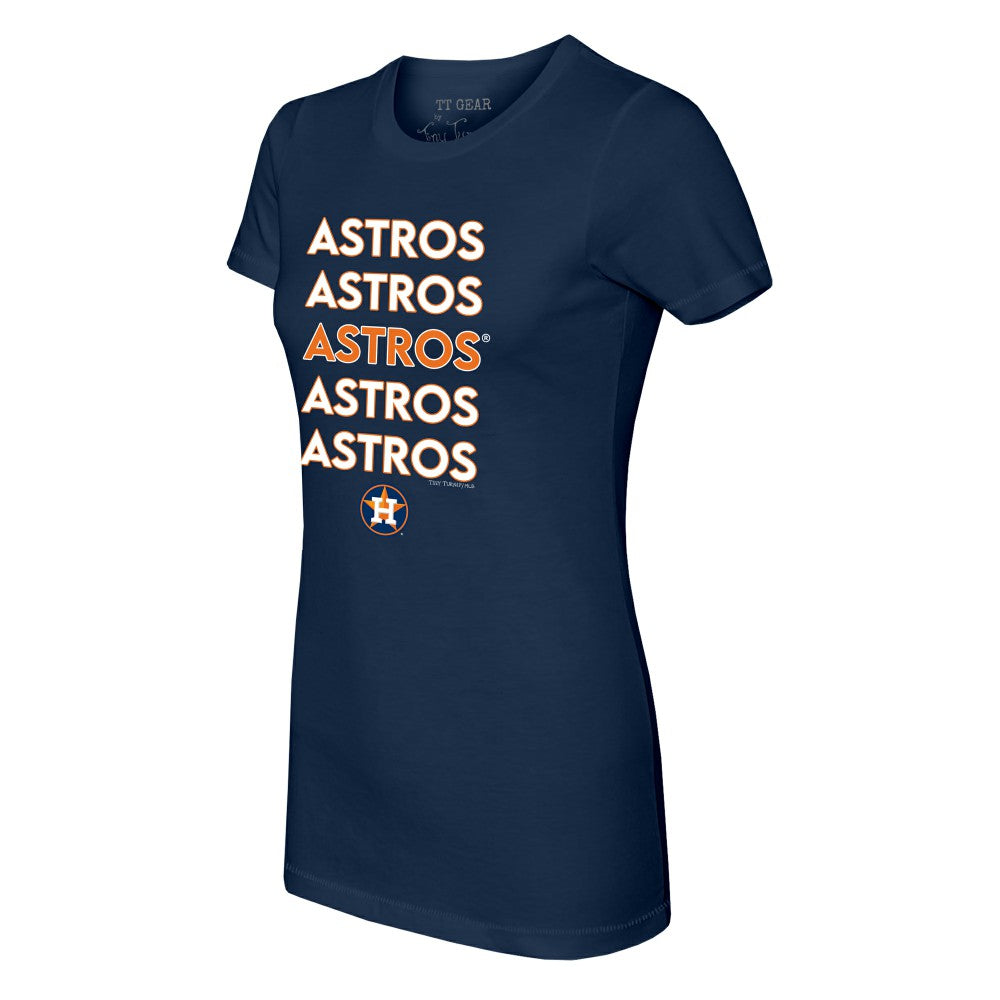 Houston Astros Tiny Turnip Women's Stacked T-Shirt Sale