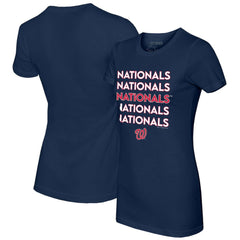 Washington Nationals Tiny Turnip Women's Stacked T-Shirt Sale