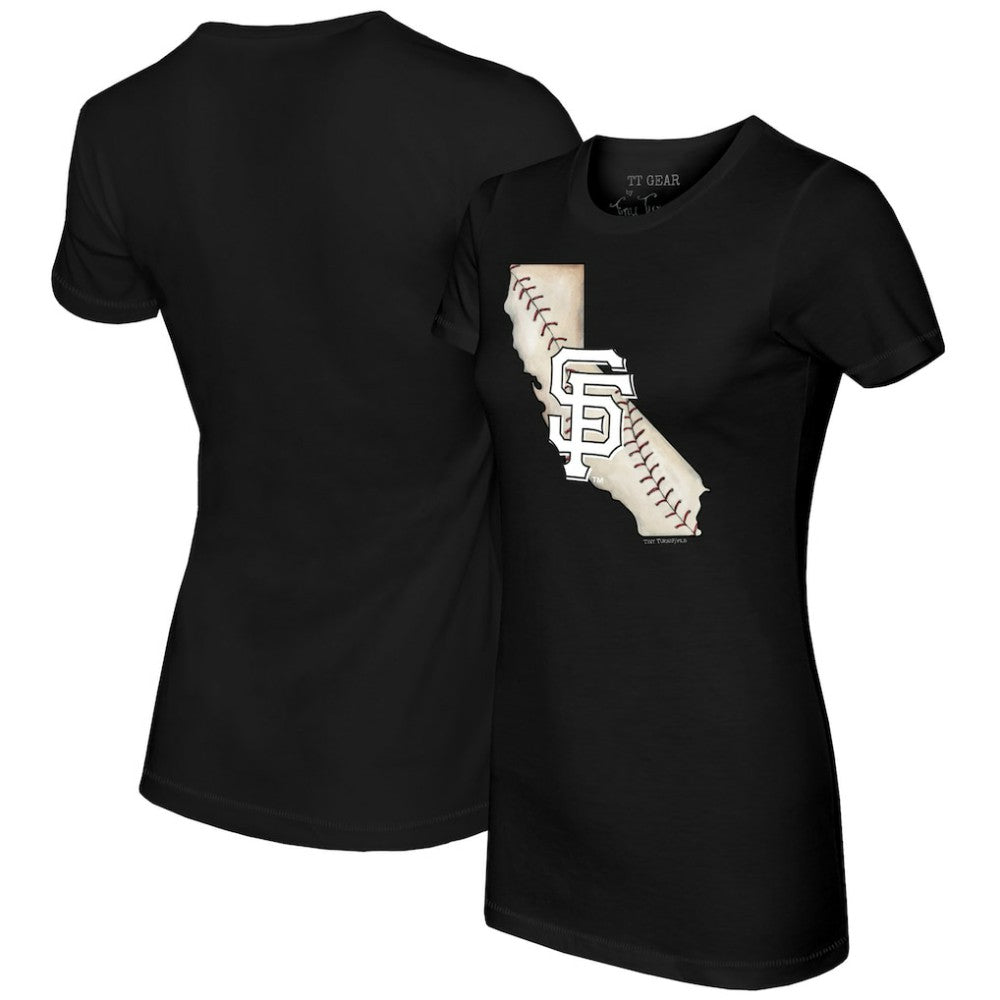 San Francisco Giants Tiny Turnip Women's State Outline T-Shirt Near Me