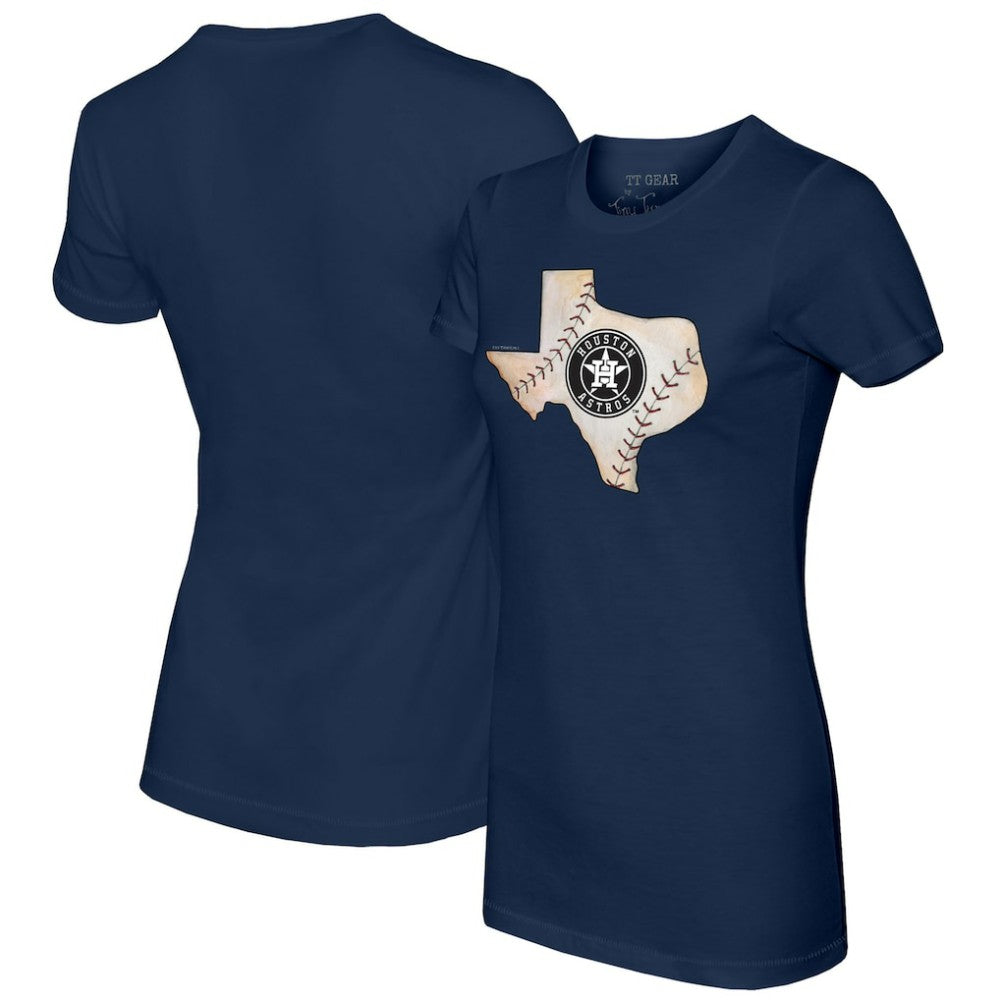 Houston Astros Tiny Turnip Women's State Outline T-Shirt for sale